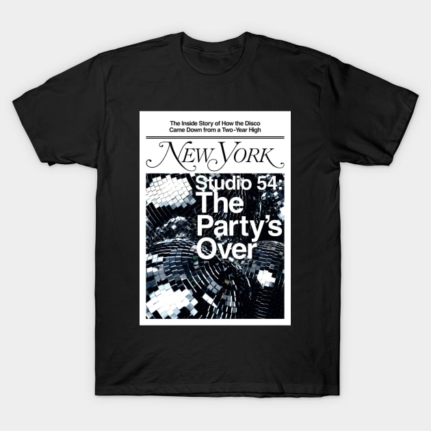 New York Studio 54 T-Shirt by PengellyArt